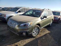 Salvage cars for sale at Brighton, CO auction: 2016 Subaru Outback 2.5I Premium