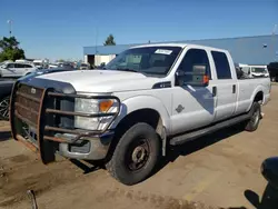 Salvage trucks for sale at Woodhaven, MI auction: 2015 Ford F350 Super Duty