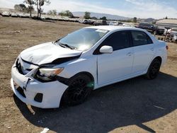 Salvage cars for sale from Copart San Martin, CA: 2012 Toyota Corolla Base