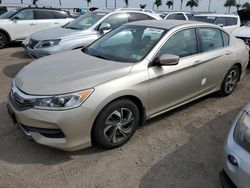 Salvage cars for sale at Riverview, FL auction: 2017 Honda Accord LX