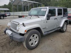 Salvage cars for sale at Savannah, GA auction: 2012 Jeep Wrangler Unlimited Sahara