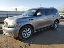 Salvage cars for sale at auction: 2012 Infiniti QX56