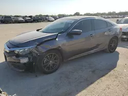 Salvage cars for sale at San Antonio, TX auction: 2018 Honda Civic EXL