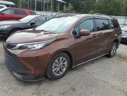 Salvage cars for sale at Savannah, GA auction: 2023 Toyota Sienna LE