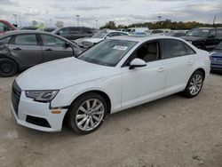 Salvage cars for sale at Indianapolis, IN auction: 2017 Audi A4 Premium