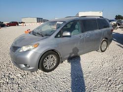 Salvage cars for sale at Taylor, TX auction: 2016 Toyota Sienna XLE