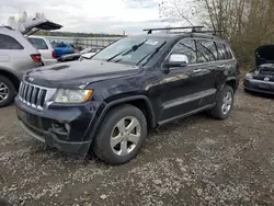 Salvage cars for sale from Copart Arlington, WA: 2011 Jeep Grand Cherokee Limited