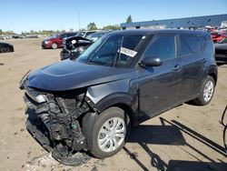 Salvage cars for sale at Woodhaven, MI auction: 2023 KIA Soul LX