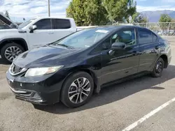 Salvage cars for sale at Rancho Cucamonga, CA auction: 2015 Honda Civic EX