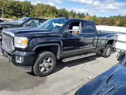 Salvage cars for sale at Exeter, RI auction: 2015 GMC Sierra K3500 Denali