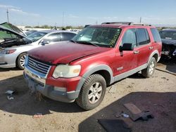 Ford salvage cars for sale: 2006 Ford Explorer XLT