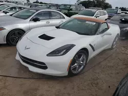 Chevrolet salvage cars for sale: 2017 Chevrolet Corvette Stingray 2LT