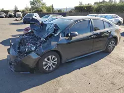 Toyota Corolla le salvage cars for sale: 2022 Toyota Corolla LE