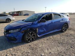 Honda salvage cars for sale: 2021 Honda Civic Sport