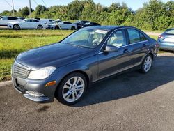 Mercedes-Benz salvage cars for sale: 2013 Mercedes-Benz C 300 4matic