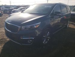 KIA salvage cars for sale: 2016 KIA Sedona SXL