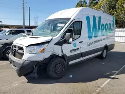 Salvage trucks for sale at Rancho Cucamonga, CA auction: 2021 Ford Transit T-350