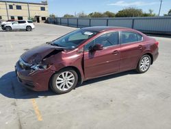 2012 Honda Civic EXL en venta en Wilmer, TX