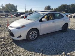 Toyota salvage cars for sale: 2018 Toyota Corolla L