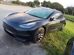 Tesla salvage cars for sale: 2022 Tesla Model 3