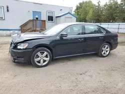 Salvage cars for sale at Lyman, ME auction: 2013 Volkswagen Passat SE