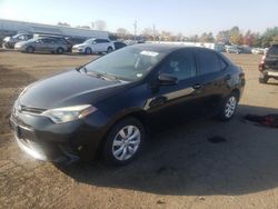 Salvage cars for sale at New Britain, CT auction: 2016 Toyota Corolla L