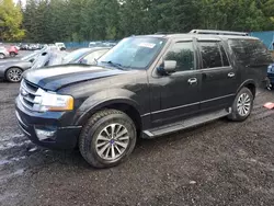 Ford salvage cars for sale: 2017 Ford Expedition EL XLT