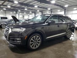 Salvage cars for sale at Ham Lake, MN auction: 2017 Audi Q7 Prestige