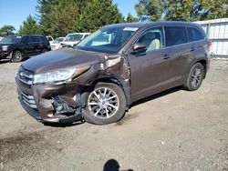 Toyota Vehiculos salvage en venta: 2017 Toyota Highlander SE