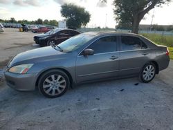 Vehiculos salvage en venta de Copart Tifton, GA: 2007 Honda Accord EX