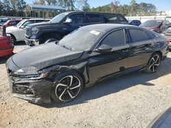 Salvage cars for sale at Spartanburg, SC auction: 2022 Honda Accord Sport