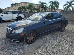 Salvage cars for sale at Opa Locka, FL auction: 2013 Mercedes-Benz E 350