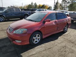 Salvage cars for sale at Denver, CO auction: 2003 Toyota Corolla CE