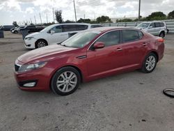 Salvage cars for sale at Miami, FL auction: 2012 KIA Optima EX