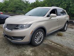 Salvage cars for sale at Riverview, FL auction: 2017 Lincoln MKX Select