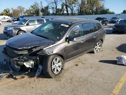 Salvage cars for sale at Bridgeton, MO auction: 2017 Chevrolet Traverse LT