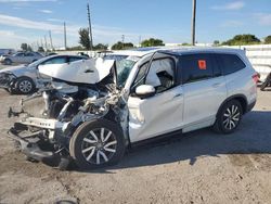 Salvage cars for sale at Miami, FL auction: 2022 Honda Pilot EXL