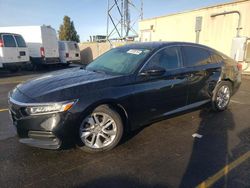 Salvage cars for sale from Copart Hayward, CA: 2018 Honda Accord LX