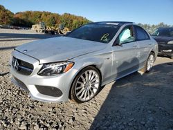 Salvage cars for sale at Windsor, NJ auction: 2018 Mercedes-Benz C 43 4matic AMG