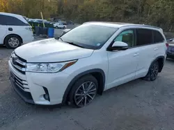 Toyota Highlander se salvage cars for sale: 2017 Toyota Highlander SE