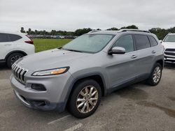 Flood-damaged cars for sale at auction: 2015 Jeep Cherokee Limited