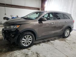 Salvage cars for sale from Copart Leroy, NY: 2019 KIA Sorento L