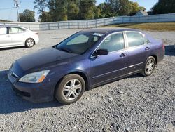 Honda Accord ex salvage cars for sale: 2007 Honda Accord EX