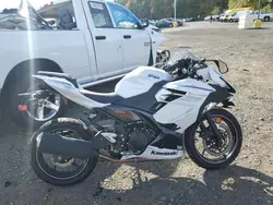 Salvage motorcycles for sale at East Granby, CT auction: 2023 Kawasaki EX400