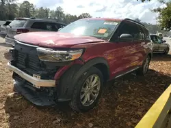 Salvage cars for sale at Greenwell Springs, LA auction: 2021 Ford Explorer XLT