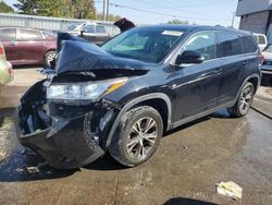 Toyota salvage cars for sale: 2019 Toyota Highlander LE