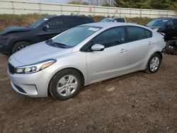 KIA salvage cars for sale: 2017 KIA Forte LX