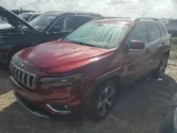 Jeep salvage cars for sale: 2019 Jeep Cherokee Limited