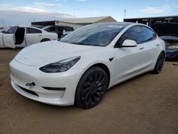 Salvage cars for sale at Brighton, CO auction: 2022 Tesla Model 3