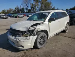 Salvage cars for sale at Bridgeton, MO auction: 2018 Dodge Journey SE